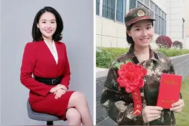 22岁女主持人参军入伍！网友：明明能靠颜值，她偏偏要靠实力图片