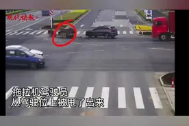 幸运！老人被自己开的拖拉机碾压，捡回一命图片