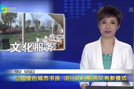 公园里的城市书房 闵行文化服务又有新模式视频封面