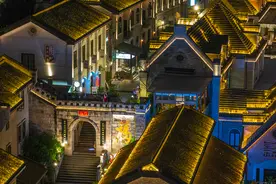 重庆龙门浩夜景璀璨迷人图片