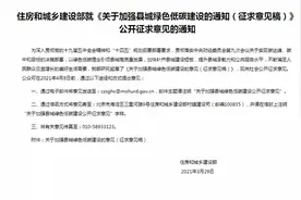 住建部：县城新建住宅最高不超18层，以6层为主图片