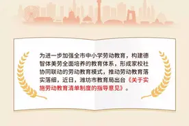 初中生每学期学两样拿手菜！一图读懂潍坊劳动教育清单图片