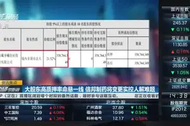 大股东高质押率“命悬一线” 信邦制药将变更实控人解难题视频封面