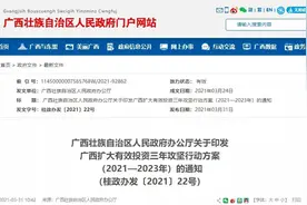 广西将集中“财力”投向8个重点领域！1000万元以上政府投资项目要征求公众意见图片