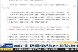 教育部：小学生每天睡眠时间应达到10小时  初中生应达到9小时视频封面