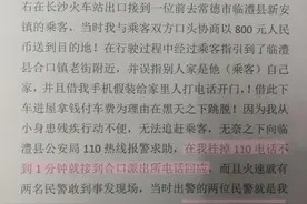 残疾人司机遭乘客逃单，临澧公安两小时追回车费图片