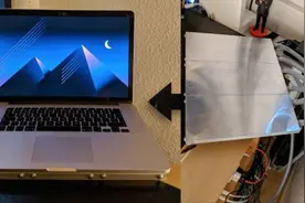 因无法忍受MacBook Pro风扇噪音 用户自制外部水冷散热图片