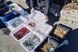 我在东海县，逛了一个神奇的水晶集市图片