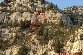 下午4点，淄博两名17岁男孩不慎滚落山崖图片
