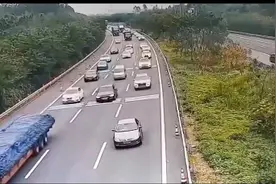 清远：清明假期返程车流高峰已至图片