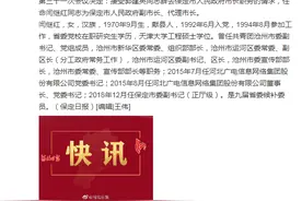 闫继红任保定市代理市长图片