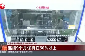 3月份全球制造业PMI为57.8%：连续9个月保持在50%以上视频封面