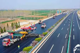 京台高速泰枣段改扩建预计十月通车 四标主体结构物施工全部完成图片