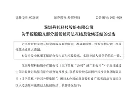 丹邦科技再陷“泥潭：“欠债不还”还未完结，股东股权或被拍卖图片