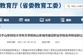 山东这两所高校合并图片