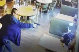 华人男女在餐厅遭枪杀，凶手系女死者丈夫，淡定换弹连补数枪图片