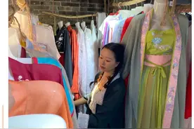 因为喜欢汉服，她一头扎进东莞古村里，还把汉服带到校园图片