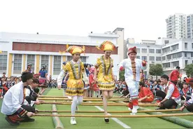 壮乡风情满校园 南宁市青秀区各校喜迎“壮族三月三”图片