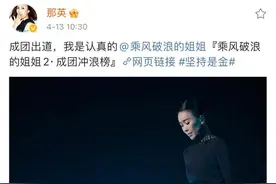 那英《浪姐》成团出道 获沈腾肖战张碧晨等人打Call图片