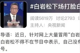 “白岩松没有任何微博、微信、公众号，都没有”图片