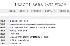 长春194.44亿元出让40宗地块 万科、保利、华润置地、中铁置业均有斩获图片