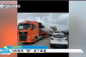 稀罕事！盐城：没看错吧？飞机竟然“跑”进了高速视频封面