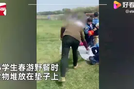 景区大妈以收垃圾为由拿走孩子零食，装满一大袋！网友看不下去了图片
