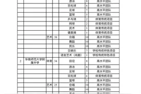 广州中考体育艺术特长生招生计划公布，球类、合唱是热门项目图片