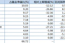 鹏华基金王宗合一季度大举抛售白酒股和科技股，加仓中国平安图片