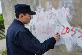 马上要拆迁？小村庄里竟然冒出大量“快速盖违建”小广告图片