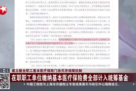 建立健全职工基本医疗保险门诊共济保障机制：在职职工单位缴纳基本医疗保险费全部计入统筹基金视频封面