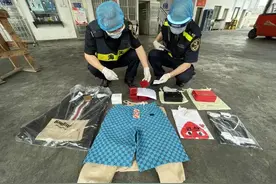 空车带货过海关引起怀疑，一查竟藏BURBERRY和GUCCI图片