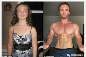 他详细记录自己7年萌妹到肌肉猛男的变化过程，反差惊人图片