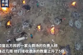 印度多个火葬场遗体积压，大规模火化现场曝光，网友：这是恐怖片图片