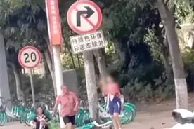 夫妻闹矛盾丈母娘持铁锤赶来 当街怒砸女婿汽车图片