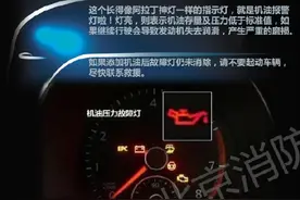 记住车上9个灯，它们亮了一定要停车图片