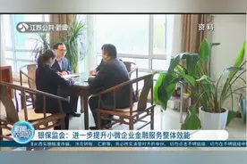 银保监会：进一步提升小微企业金融服务整体效能视频封面