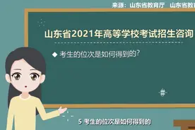 山东2021高考问答⑤｜考生的位次是如何得到的？视频封面