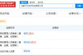 抖音创始人梁汝波退出成都不亦说乎科技有限公司法定代表人图片