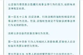 什么情形下可以主张合同无效？民法典施行后“合同无效”的重要法条一览图片