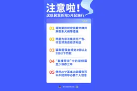 权威快报｜这些5月起施行新规或许与你有关图片