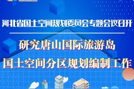图解丨河北研究唐山国际旅游岛国土空间分区规划编制工作图片
