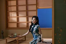 梦回司藤！景甜旗袍造型曝光 霸气女王风情又妩媚图片