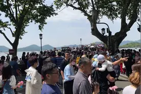 西湖景区第一天接待客流量41万人次！还有不用人挤人的地方？戳图片