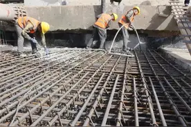 西安地铁2号线二期正阳大道站封顶 为地下两层岛式车站图片