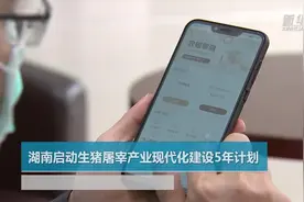 湖南启动生猪屠宰产业现代化建设5年计划视频封面
