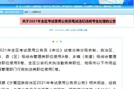 2021年宁夏公务员笔试，20人被处理视频封面