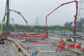 突破技术难关，地铁七号线二期首站封顶图片