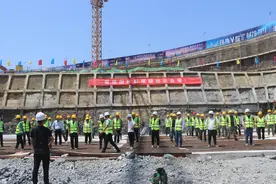 长沙马栏山崛起380米“湖南第二高楼”，已进入地下室底板施工阶段图片
