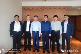 「威海商会」青岛市威海商会领导走访青岛新华友建工集团图片